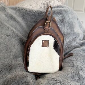 STS Ranchwear Brown and White Backpack